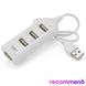 USB хаб 4 порти білий AR-0000377 фото 1