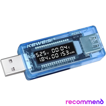 USB тестер KEWEISI  AR-0000047 фото