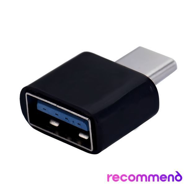 Адаптер перехідник USB-Type-C чорний AR-0000364 фото